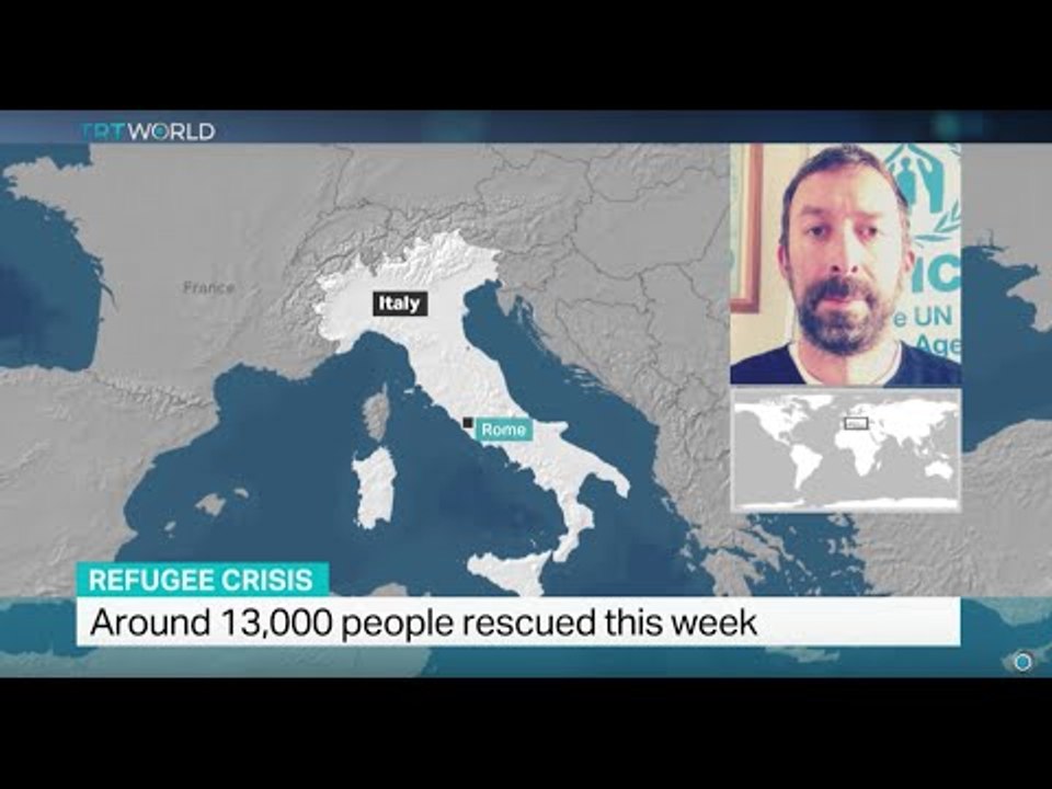 Interview with Federico Fossi from UNHCR on arrival of refugees in Italy
