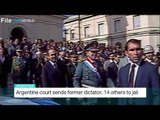 Argentine court sends former dictator and 14 others to jail