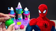 Spiderman Learn Colors Rhymes Play Doh Surprise Counting for Toddlers