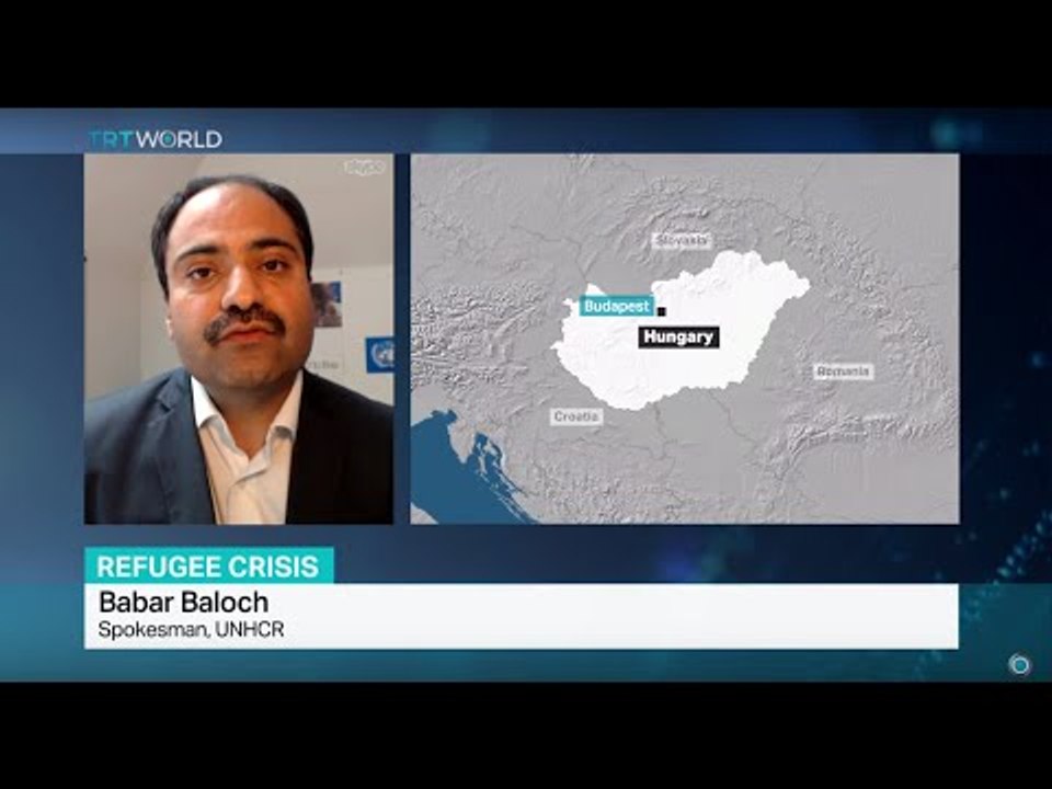 Spokesman for UNHCR Babar Baloch talks about refugee crisis