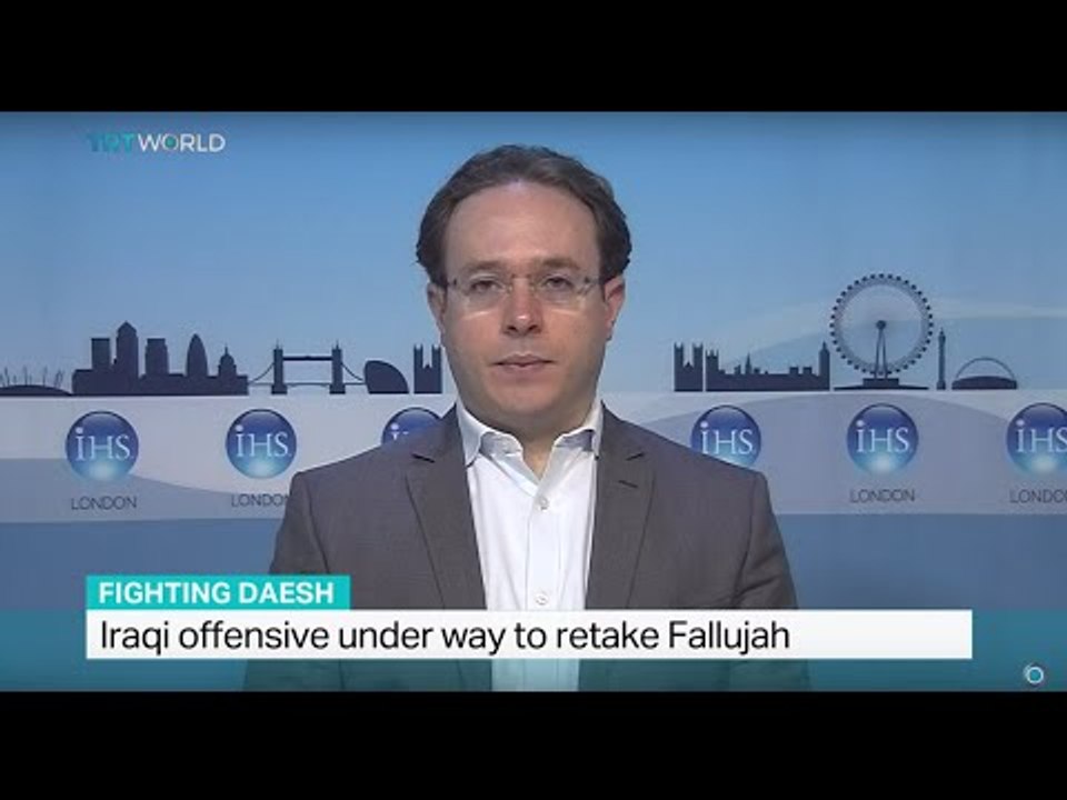 Interview with Firas Abi Ali from IHS on fights to retake Fallujah