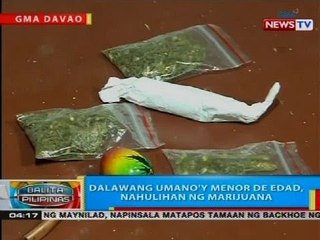 BP: Dalawang umano'y menor de edad, nahulihan ng marijuana