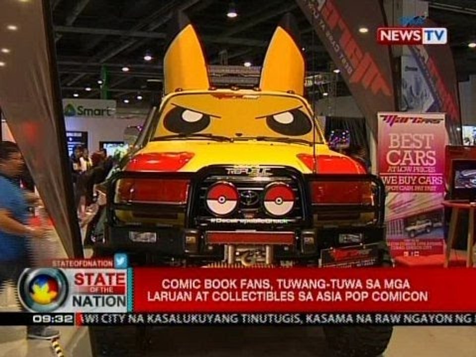 SONA: Comic book fans, tuwang-tuwa sa mga laruan at collectibles sa Asia Pop Comicon