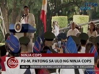 24 Oras: P2-M, patong sa ulo ng ninja cops
