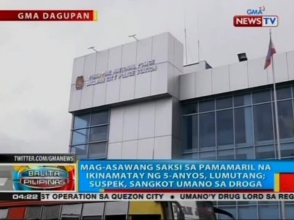 Mag-asawang saksi sa pamamaril na ikinamatay ng 5-anyos, lumutang; suspek, sangkot umano sa droga