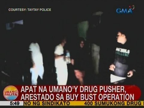 UB: 4 na umano'y drug pusher, arestado sa buy bust operation sa Taytay, Rizal