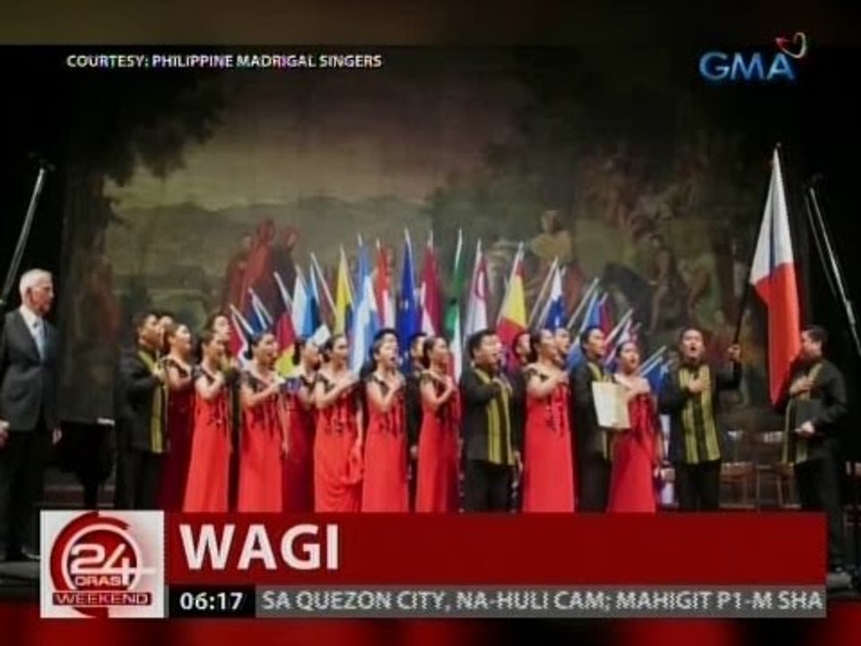 24 Oras: Philippine Madrigal Singers, wagi sa 64th Int'l Choral Competition sa Italy