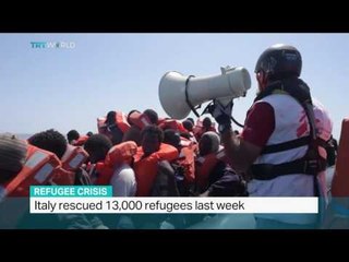 Interview with Dominique Luypaers from MSF about refugees trying to cross Mediterranean to Europe