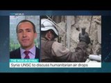 Syria says UNSC to discuss humanitarian air drops, Kahraman Haliscelik reports