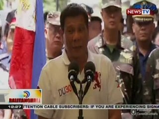 Download Video: BT: Talumpati ni Pres. Duterte matapos dumalaw sa burol ni PO1 Gary Cabaguing