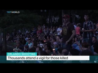 Thousands attend a vigil for those killed in Orlando, Kilmeny Duchardt reports