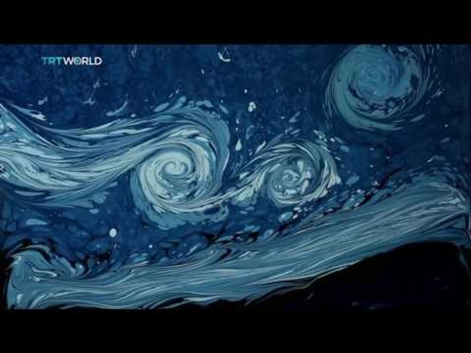Showcase: Van Gogh Marbling