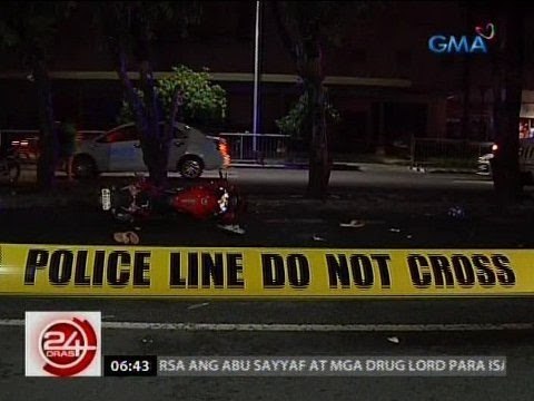 24 Oras: Awol na pulis at kasamang rider, patay nang makipag-barilan sa mga pulis sa checkpoint