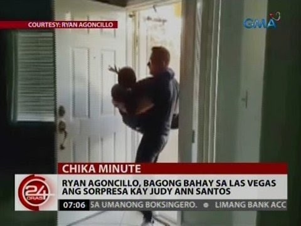 24 Oras: Ryan Agoncillo, bagong bahay sa Las Vegas ang sorpresa kay Judy Ann Santos