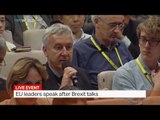 EU leaders speak after Brexit talks, Jon Brain reports