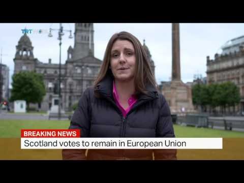 Scotland votes to remain in EU, Sarah Morice reports