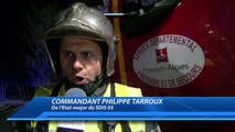 Hautes-Alpes : feu de maison en cours à Manteyer. 20 sapeurs-pompiers sur place