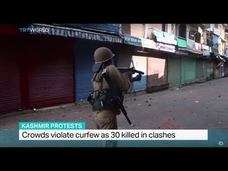 Crowds violate curfew as 30 killed in clashes