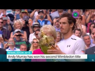 Andy Murray has won his second Wimbledon title