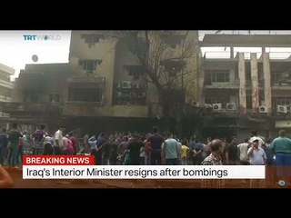Iraq's interior minister resigns after bombings, Ammar Karim reports from Baghdad