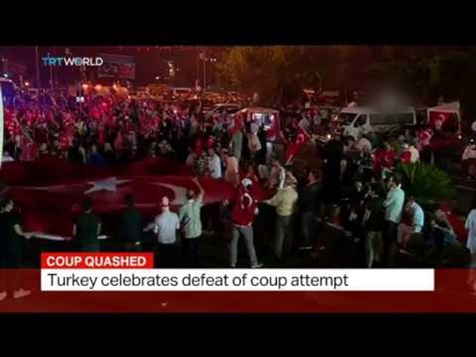 Turkey celebrates defeat of coup attempt