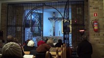 Adoracja Najświętszego Sakramentu w kościele św. Maksymiliana w Lubinie 28.12.2016..