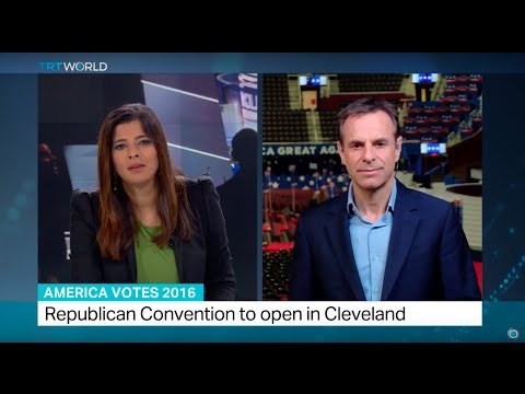 Republican convention to open in Cleveland. John Brain reports from Cleveland