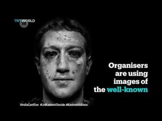 Campaign uses disfigured celebrity faces to raise awareness about the use of pellet guns in Kashmir