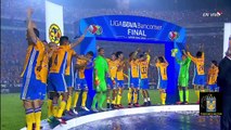 Premiacion y Festejo de Tigres Campeon del Futbol Mexicano Apertura 2016