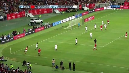 Neymar Fantastic piece of skill Jogo das estrelas do Zico - Time Vermelho vs Time Branco 2016 (HD)