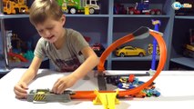 Hot Wheels Cars Toys. Video for children. Testing Hot Wheels Cars. New Track for Cars