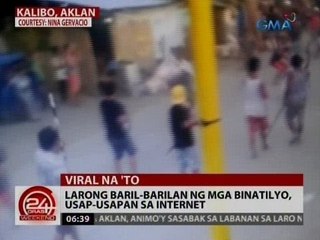 24 Oras: Larong baril-barilan ng mga binatilyo, usap-usapan sa internet