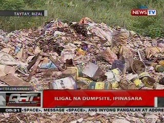 QRT: Iligal na dumpsite, ipinasara