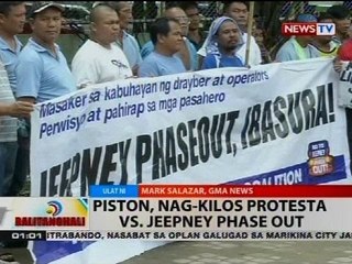 BT: Piston, nag-kilos protesta vs. jeepney phase out