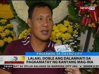 BT: Lalaki, doble ang dalamhati sa pagkamatay ng kanyang mag-ina
