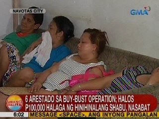 UB: 6 arestado sa buy-bust operation sa Navotas City