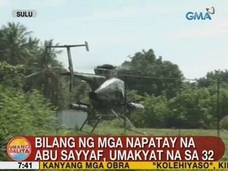 UB: Bilang ng mga napatay na Abu Sayyaf, umakyat na sa 32