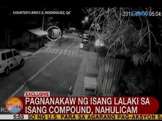 Descargar video: UB: Pagnanakaw ng isang lalaki sa isang compound sa Brgy. E. Rodriguez, QC, nahulicam