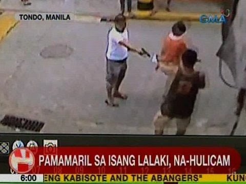 UB: Pamamaril sa isang lalaki sa Tondo, Manila, na-hulicam