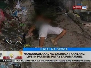 Nangangalakal ng basura at kanyang live-in partner, patay sa pamamaril