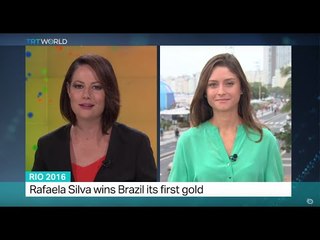 Rio 2016: Brazilian gold winner started career in slum, Anelise Borges reports