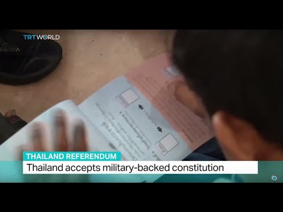 Thailand Referendum: Thailand accepts military-backed constitution, Tony Cheng reports