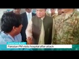 Pakistan PM visits hospital after suicide bomber killed at least 70 people