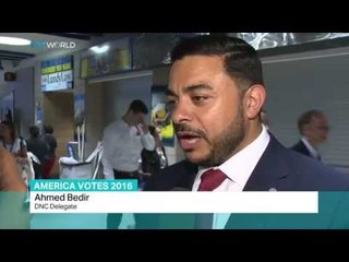 TRT’s World’s Tetiana Anderson talks to delegates following Clinton’s speech