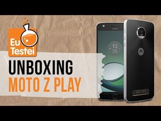 O que tem na caixa do Moto Z Play e do Snap da Hasselblad! - Unboxing EuTestei