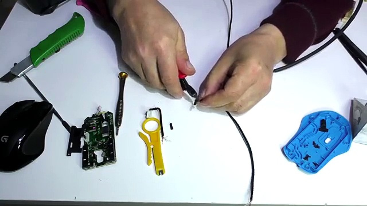 MOUSE KABLO TAMİRİ NASIL YAPILIR ? (logitech G300s Kablo Tamiri )