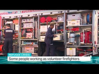 Refugee Crisis: Some people working as volunteer firefighters, Ira Spitzer reports