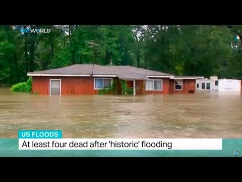 US Floods: At least four dead after 'historic' flooding, Ben Said reports