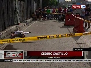 QRT: Hinihinalang biktima ng summary execution, natagpuan sa ilalim ng flyover sa Pasay