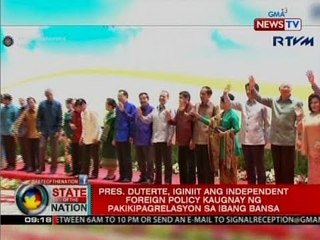 Pres. Duterte, iginiit ang independent foreign policy kaugnay ng pakikipagrelasyon sa ibang bansa